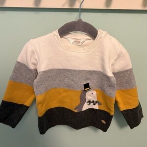 Mayoral Penguin Knit Sweater